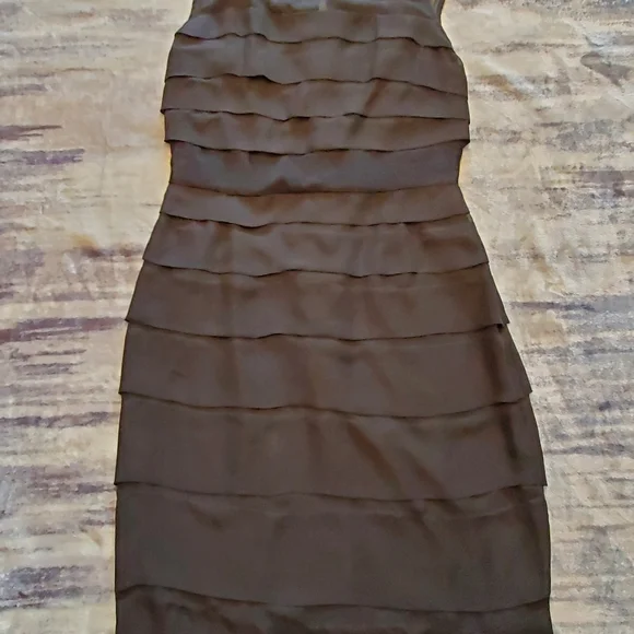 Dressy Adrianna Papell black dress - Picture 3 of 16